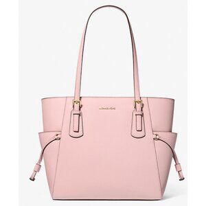 New Michael Kors Voyager Large Saffiano Leather Tote Powder Blush